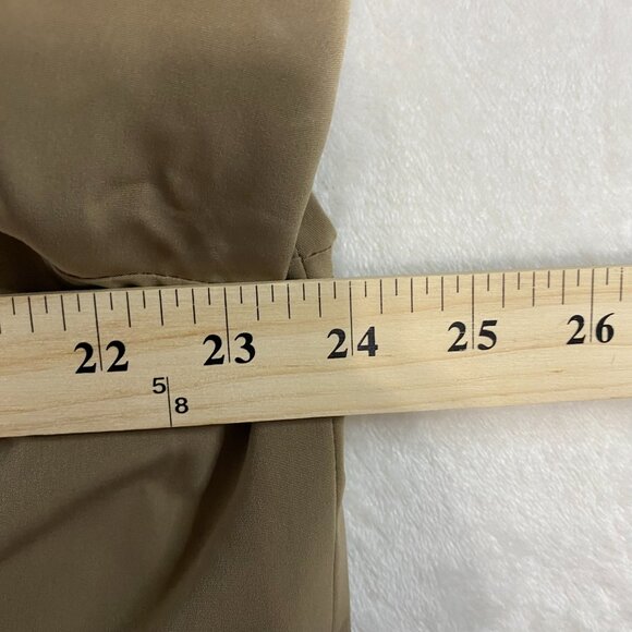 Utex Full Zip Jacket Coat Beige Tan Houndstooth Lined - Picture 8 of 10